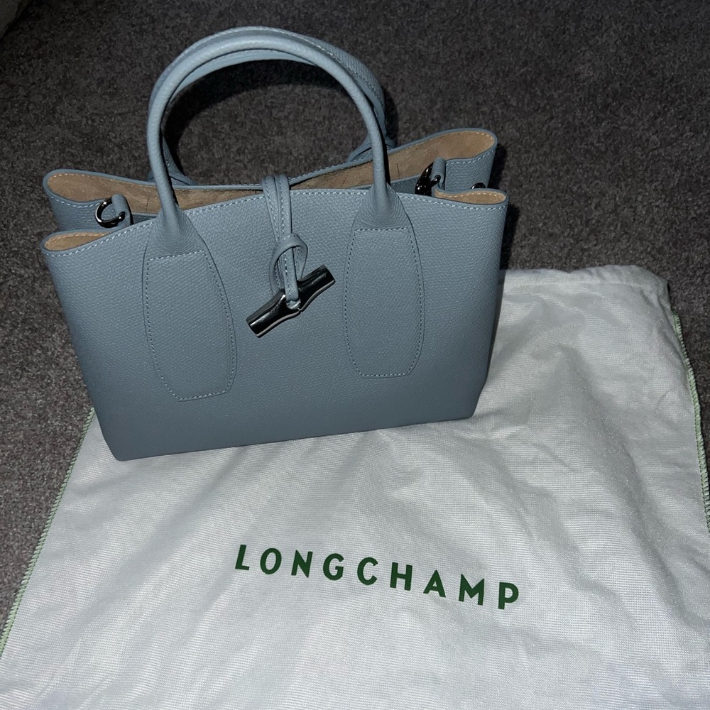 Longchamp Roseau Essential Medium Leather Tote